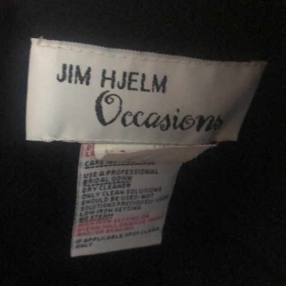 Jim Hjelm Occasions black strapless short dress - Picture 4 of 5